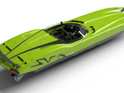 Superveloce speedboat 3D model