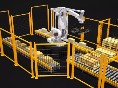 Palletising Cell 3D model