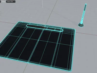 High Poly Graphic Tablet Modle 3D model