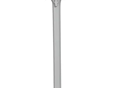 Simple lowpoly fantasy sword modeling Low-poly 3D model 4