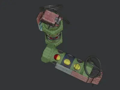 Flashbang M-84 Low-poly 3D model