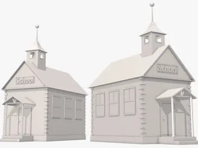 School House 3D model
