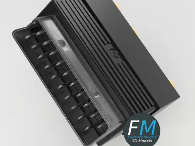 SCART RCA S-Video adapter 3D model