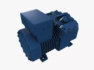 Motor Low-poly 3D model get