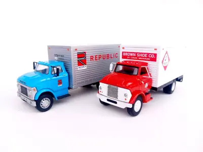 1964 GMC B7000 truck cab 3D print model