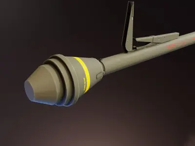 Pansarskott M46 Low-poly 3D model