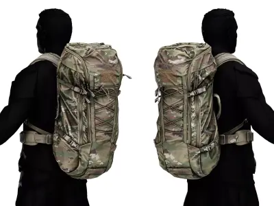 ARCTERYX ASSAULT PACK 30 Low-poly 3D model