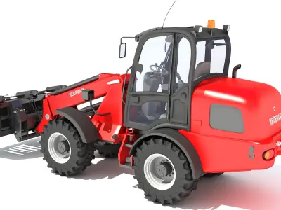Forklift Bucket Telehandler 3D model