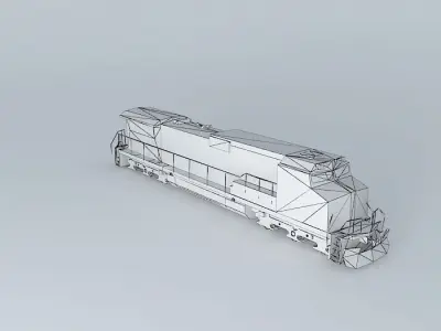 Eco Rail Dash 9 Dummy! Sidings Junk Free 3D model