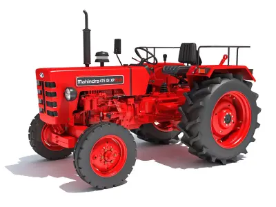 Mahindra Farm Tractor 3D model
