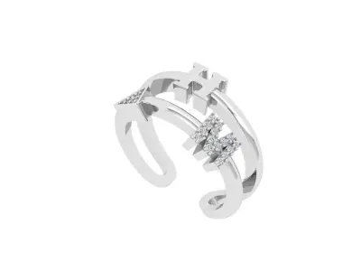 latter Wedding band 3D print model
