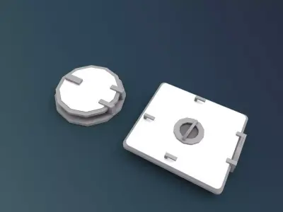 Manhole Deck ship 3D print model