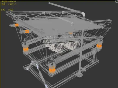 Vibrating screen 3D model purchase