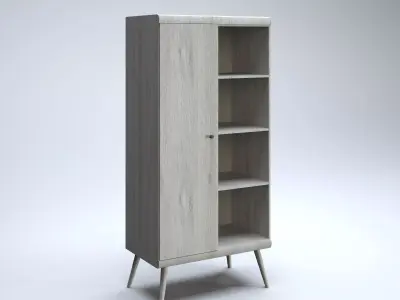 Modern Cabinet Low-poly 3D model
