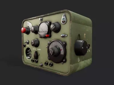 WWII Radiostation Sever - Tutorial Included 3D model