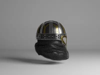 Medieval Helmet Free 3D model