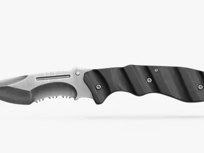 Combat Tactical Knife v2 Low-poly 3D model