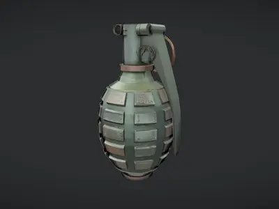 military hand grenade 3D model order
