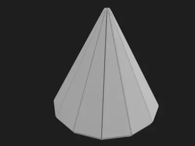 Hardsurface cone Free 3D print model