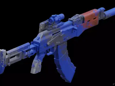 Concept AK-47 3D model