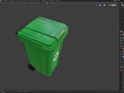 Recycle Bin 3D model buy