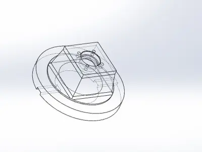 3d solidwork part model fixture jig 3D model