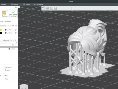 Custom3Dprint Minifigure Accessory - Minifigure Hair S2 - 070 3D print model