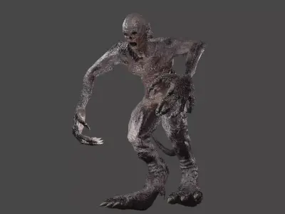 WildDinosaurMan Free low-poly 3D model