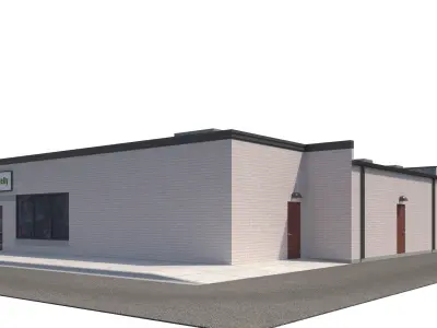 Retail-095 Retail Store 3D model