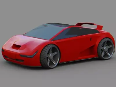 Sport car  Free 3D model buy