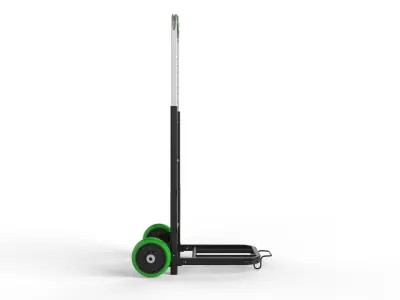 Cart Storage Green 3D model