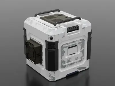 Sci-Fi Box Futuristic 3D model