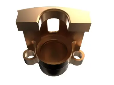 Caliper brass fitting Free 3D model