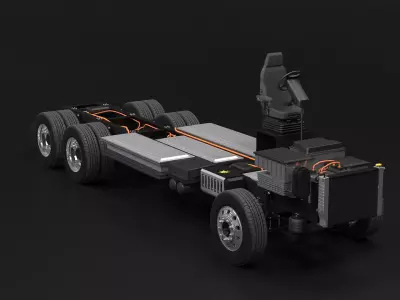 EV Truck Chassis 3D model