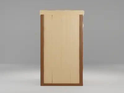 Wooden Closet 3D print model