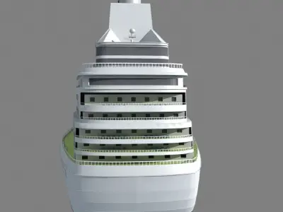 Cruise Ship 3D model