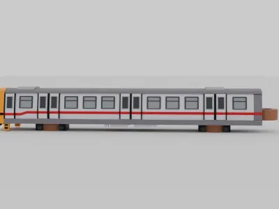 Metro Cammell EMUs Train Model for 3D printing 3D print model