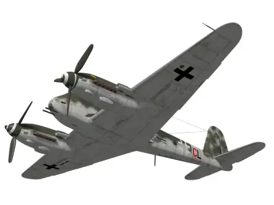 Messerschmitt Me 410 A1U2 Hornisse 3D model