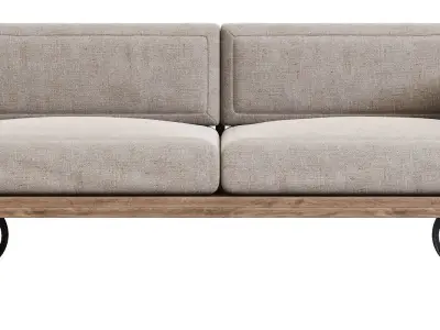 Railway Sofa 3D model