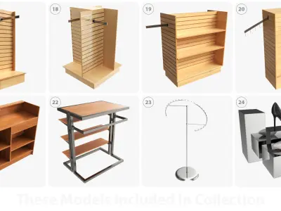 Clothing store items 3D model