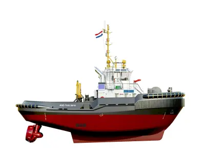 Tugboat 3D model buy