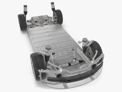 Electric Vehicle Chassis 3D model order