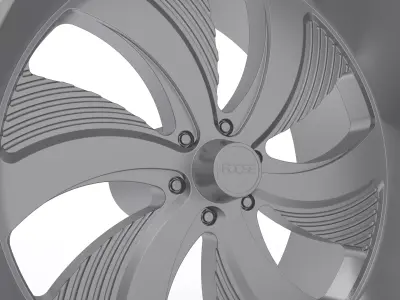FOOSE BEL AIR 6 WHEEL 3D PRINT MODEL  3D print model