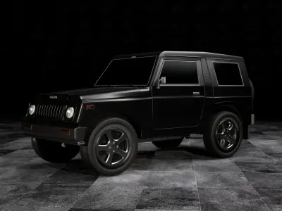 suzuki  jeep Free 3D model