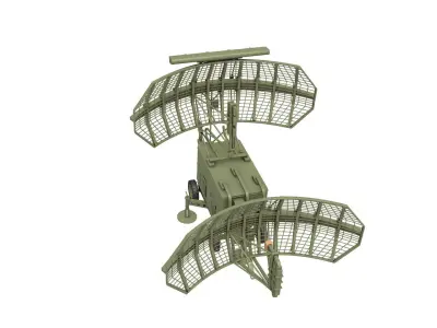 P-37  Radar 3D model