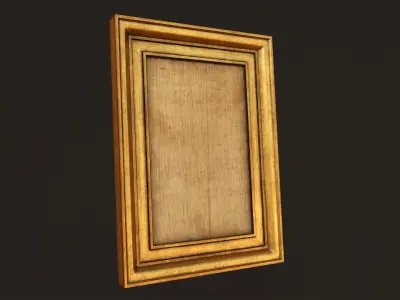 Picture Frames - PBR Game Ready  Free low-poly 3D model