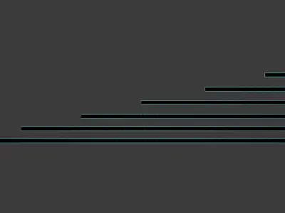 6 Rail with wheels  3D model