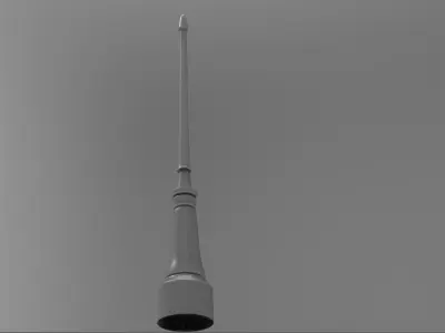 sci fi antenna 3D print model