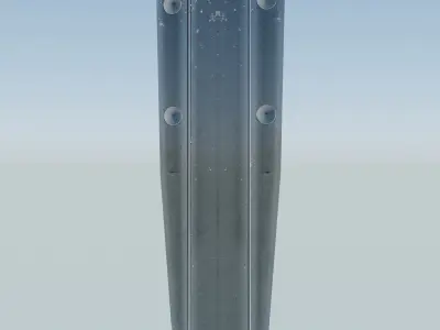 Sword Low-poly 3D model 60