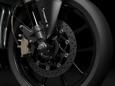 motorcycle front disc brake 3D model